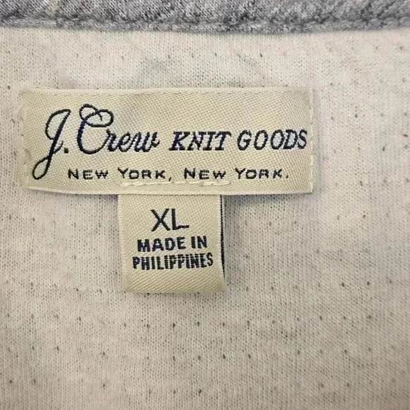 J.Crew Knit Goods Pullover Size XL EUC 💯 Cotton Unisex - Picture 4 of 8
